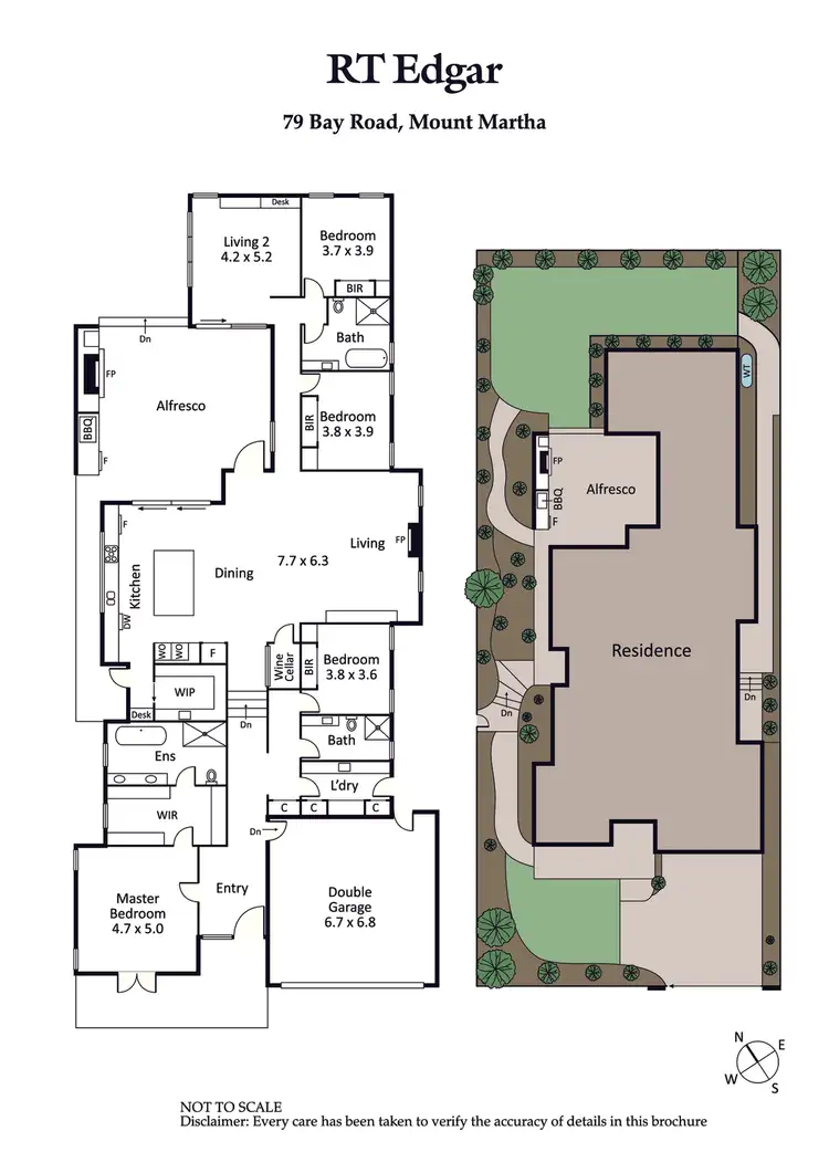 Floorplan of Homely house listing, 79 Bay Road, Mount Martha VIC 3934