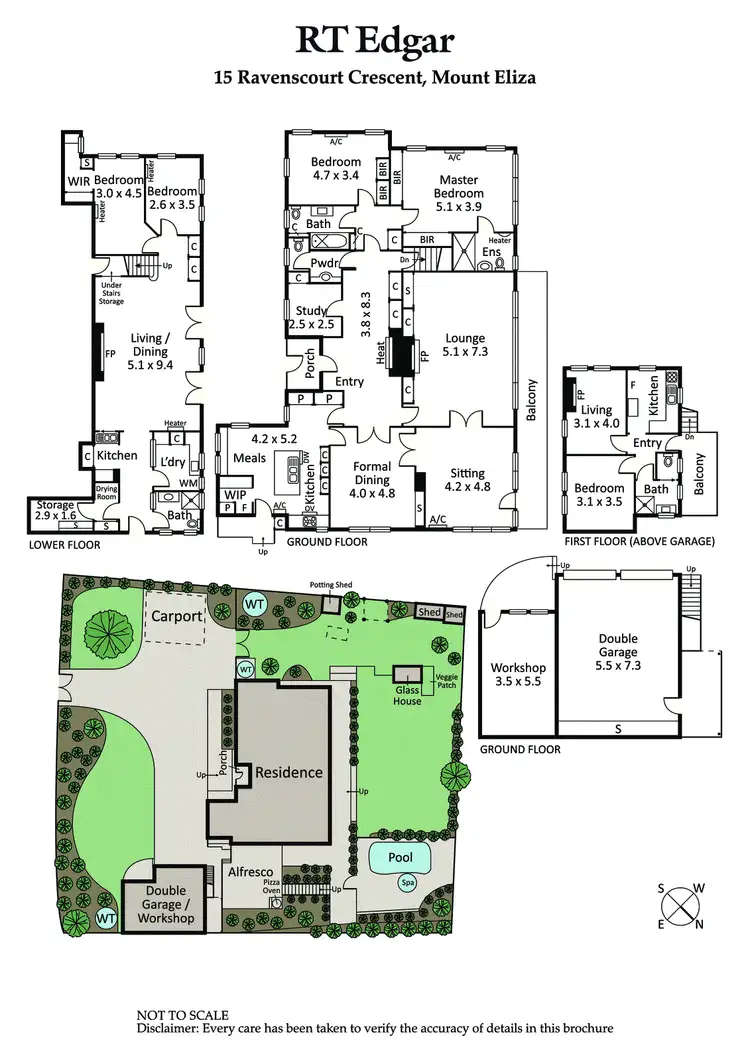 Floorplan of Homely house listing, 15 Ravenscourt Crescent, Mount Eliza VIC 3930