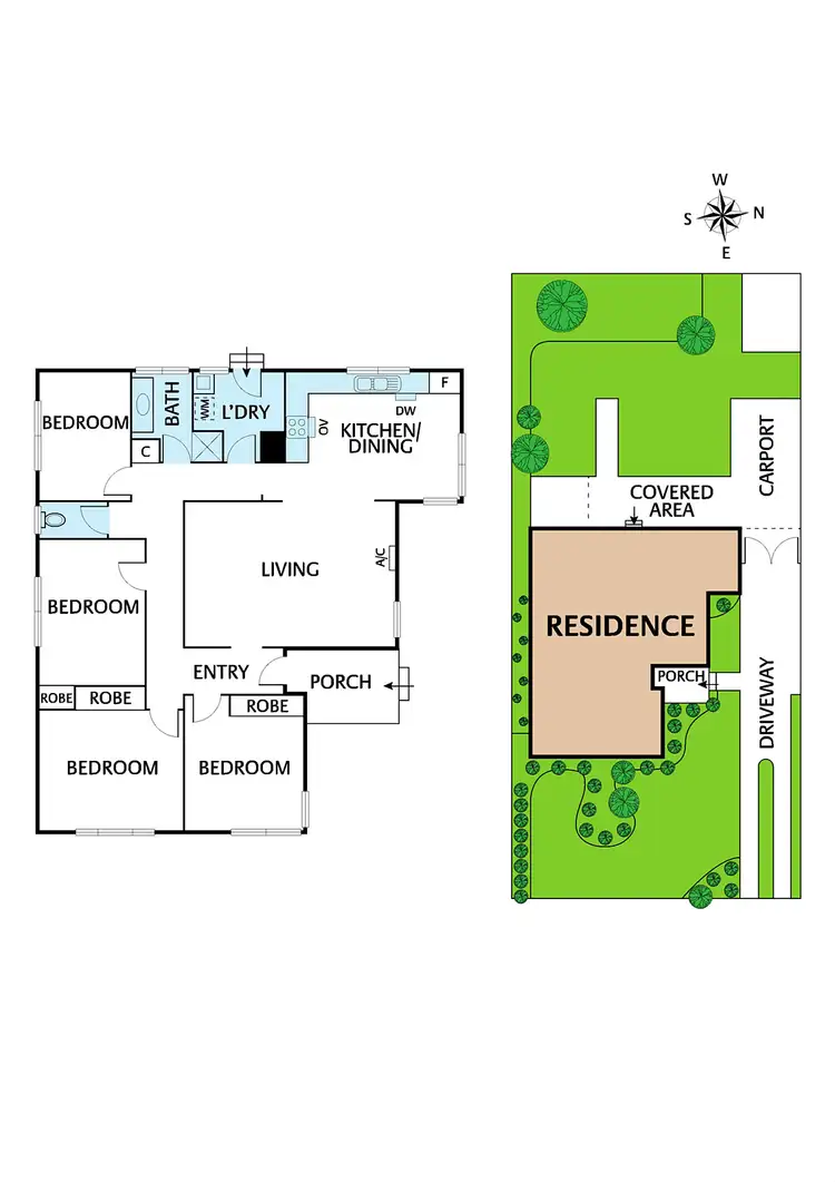 Floorplan of Homely house listing, 43 Tunbridge Crescent, Lalor VIC 3075