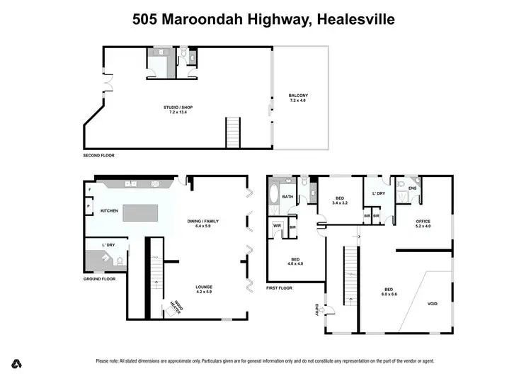 Floorplan of Homely house listing, 505 Maroondah Highway, Healesville VIC 3777