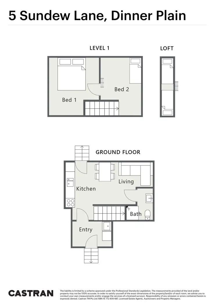 Floorplan of Homely house listing, 5 Sundew Lane, Dinner Plain VIC 3898