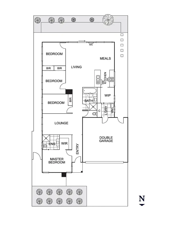 Floorplan of Homely house listing, 18 Morinda Way, Doreen VIC 3754