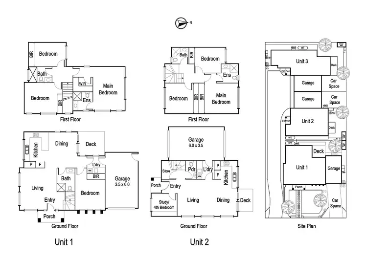Floorplan of Homely townhouse listing, 2/9 Bamfield Road, Heidelberg Heights VIC 3081