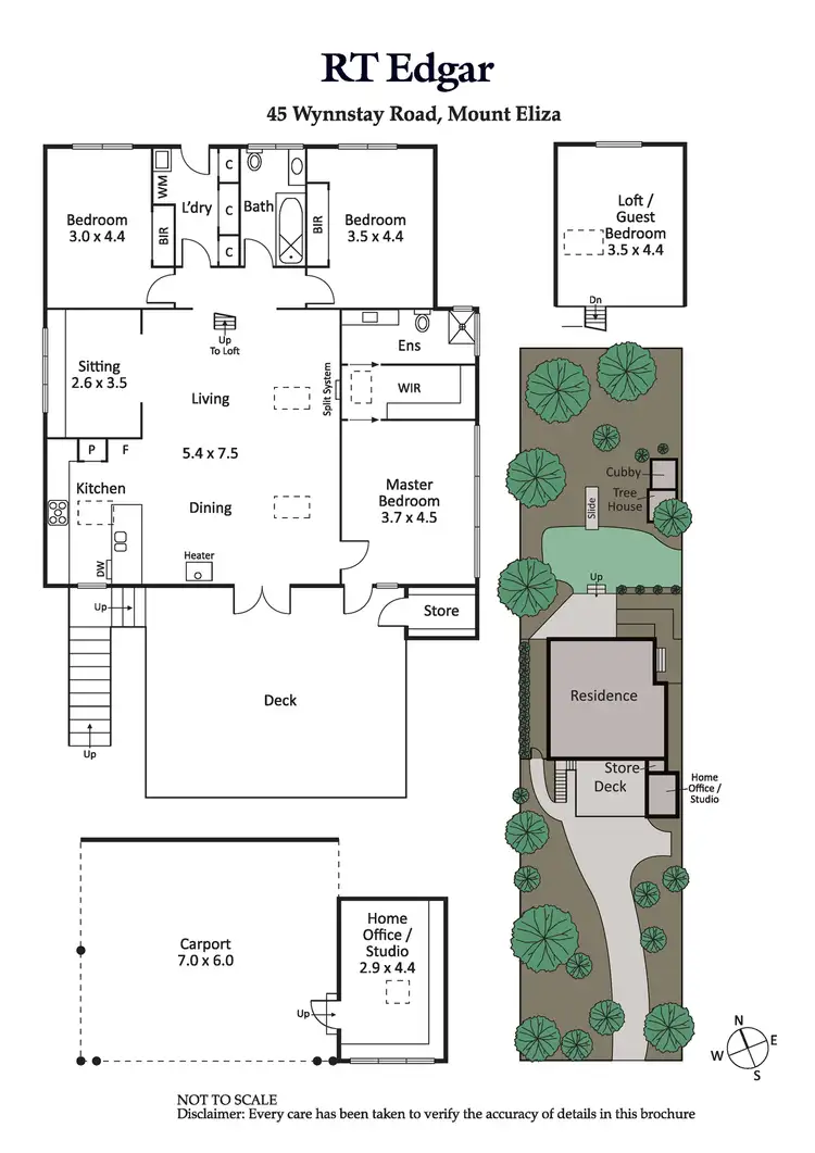 Floorplan of Homely house listing, 45 Wynnstay Road, Mount Eliza VIC 3930