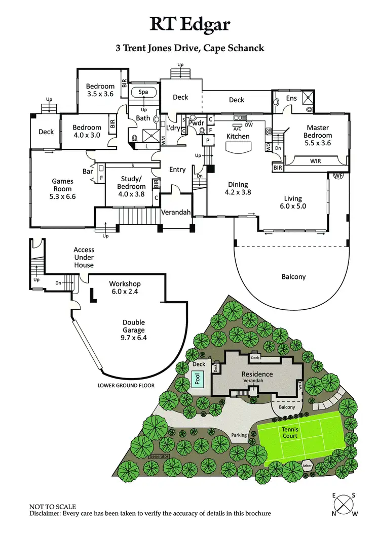 Floorplan of Homely house listing, 3 Trent Jones Drive, Cape Schanck VIC 3939