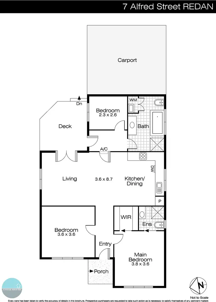 Floorplan of Homely house listing, 7 Alfred Street, Redan VIC 3350
