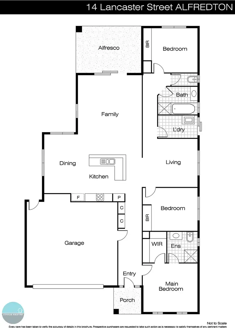 Floorplan of Homely house listing, 14 Lancaster Street, Alfredton VIC 3350
