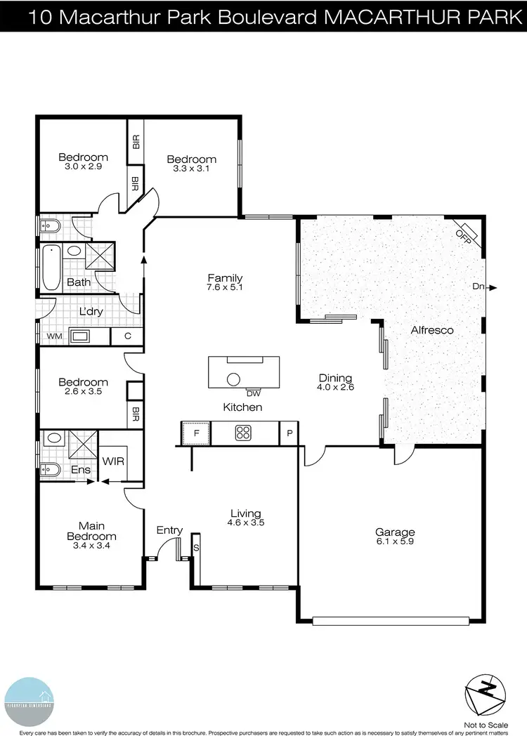 Floorplan of Homely house listing, 10 MacArthur Park Boulevard, Miners Rest VIC 3352