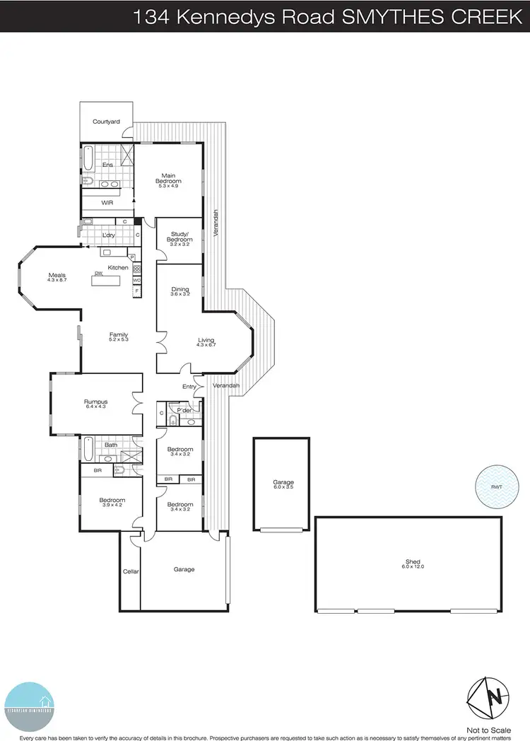 Floorplan of Homely house listing, 134 Kennedys Road, Smythes Creek VIC 3351