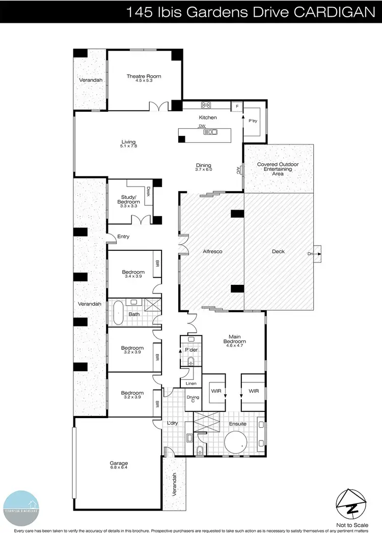 Floorplan of Homely house listing, 145 Ibis Gardens Court, Cardigan VIC 3352