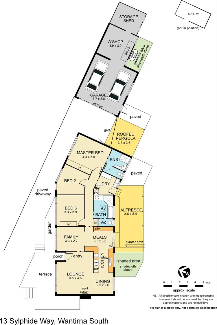 Floorplan of Homely house listing, 13 Sylphide Way, Wantirna South VIC 3152