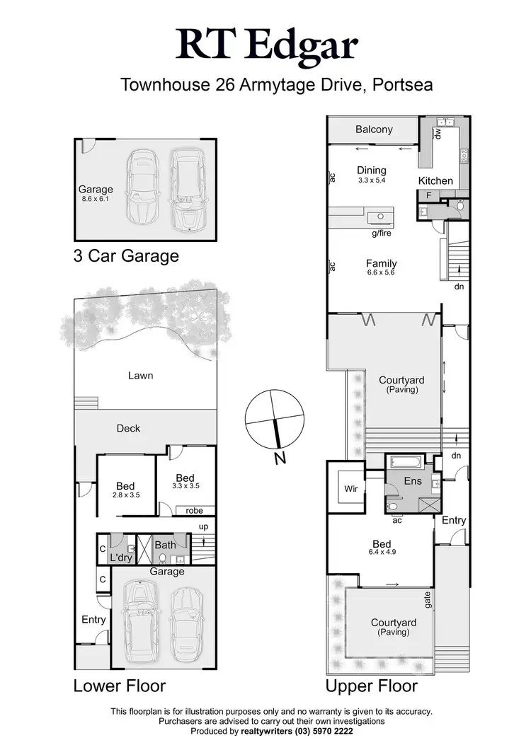 Floorplan of Homely house listing, 26 Armytage Drive, Portsea VIC 3944