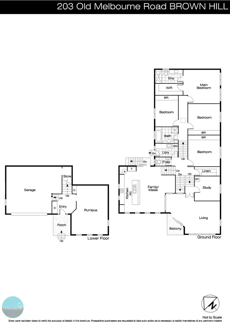 Floorplan of Homely house listing, 203 Melbourne Road, Brown Hill VIC 3350