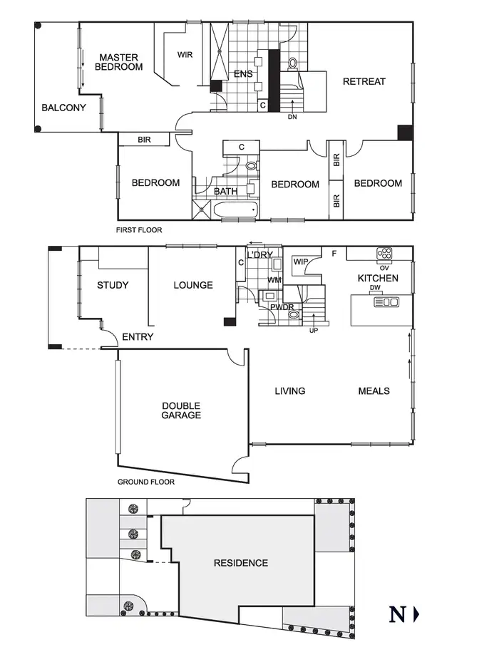 Floorplan of Homely house listing, 142 Hazel Glen Drive, Doreen VIC 3754