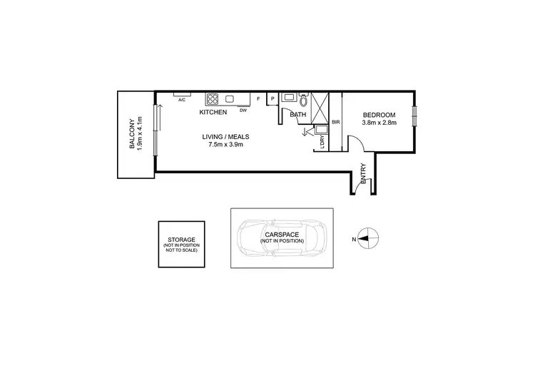 Floorplan of Homely apartment listing, 103/144 McKinnon Road, Mckinnon VIC 3204