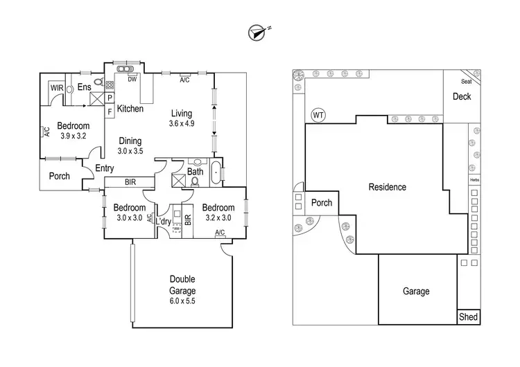 Floorplan of Homely townhouse listing, 3/59 Waiora Road, Heidelberg Heights VIC 3081