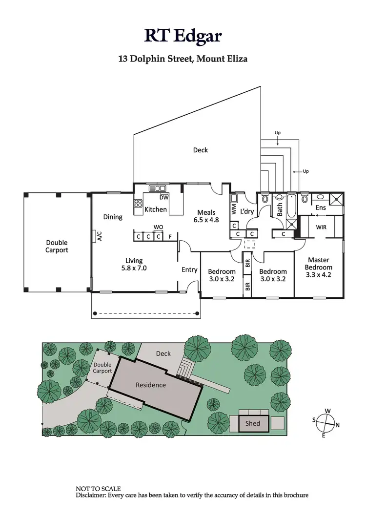 Floorplan of Homely house listing, 13 Dolphin Street, Mount Eliza VIC 3930
