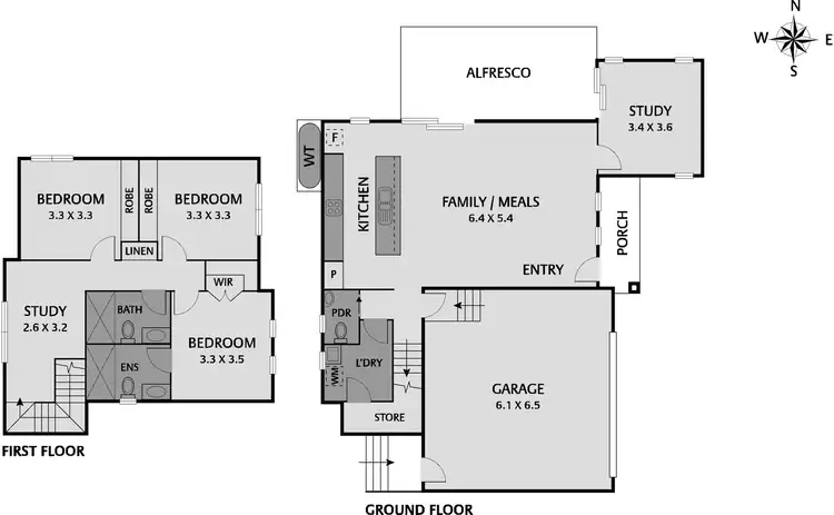 Floorplan of Homely townhouse listing, 3/7 Walsh Street, Eltham VIC 3095