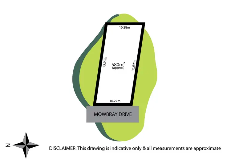 Floorplan of Homely land listing, 28 Mowbray Drive, Ocean Grove VIC 3226