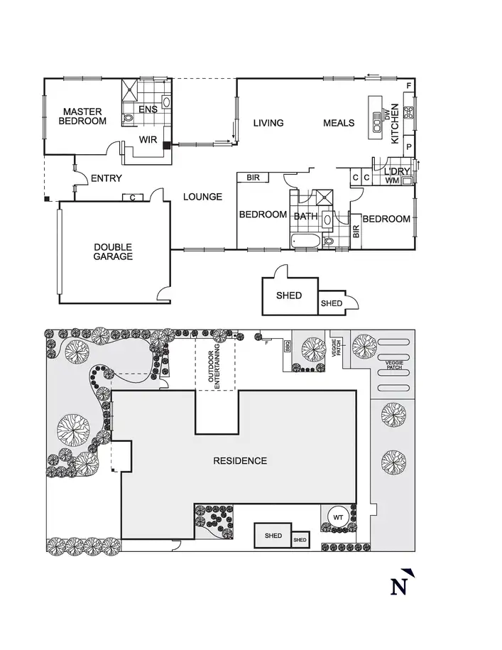 Floorplan of Homely house listing, 14 Mabel Street, Doreen VIC 3754