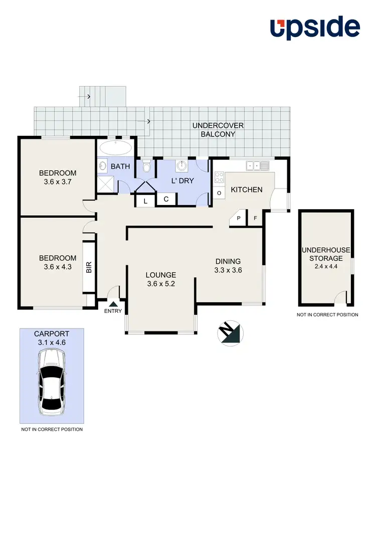 Floorplan of Homely unit listing, 21 Braeside  Avenue, Ringwood East VIC 3135