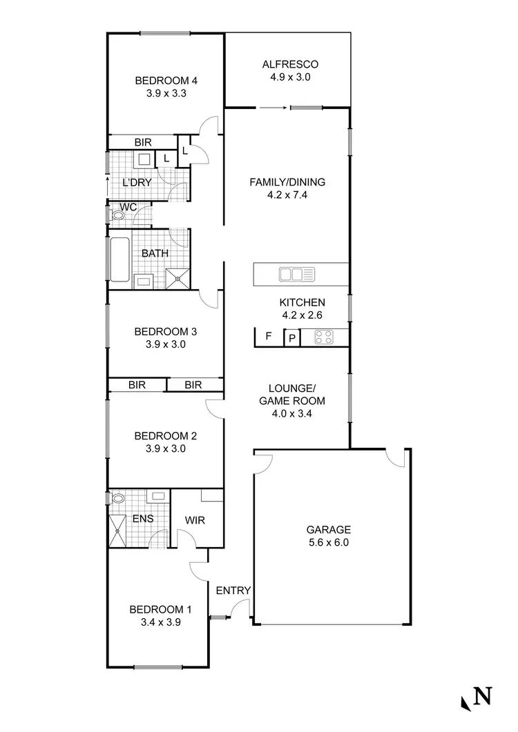 Floorplan of Homely house listing, 5 Teatree Lane, Wallan VIC 3756