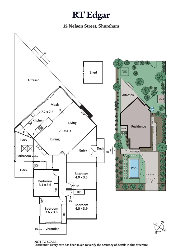 Floorplan of Homely house listing, 12 Nelson Street, Shoreham VIC 3916