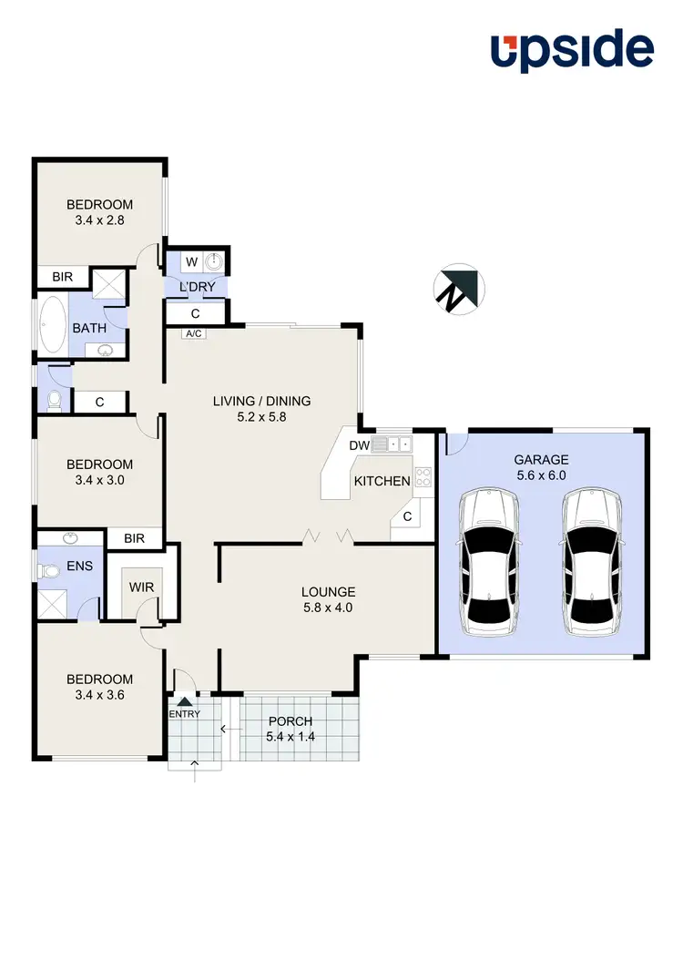Floorplan of Homely house listing, 16 Rebecca Mac Court, Hallam VIC 3803