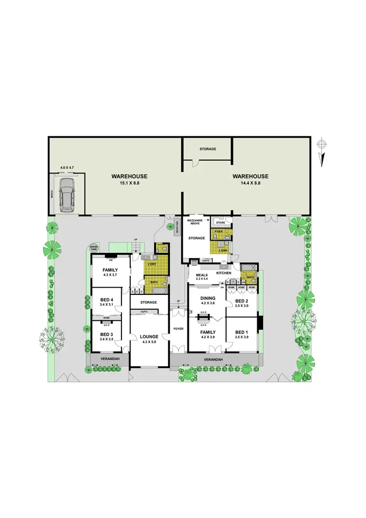 Floorplan of Homely house listing, 41-43 Percival Street, Preston VIC 3072