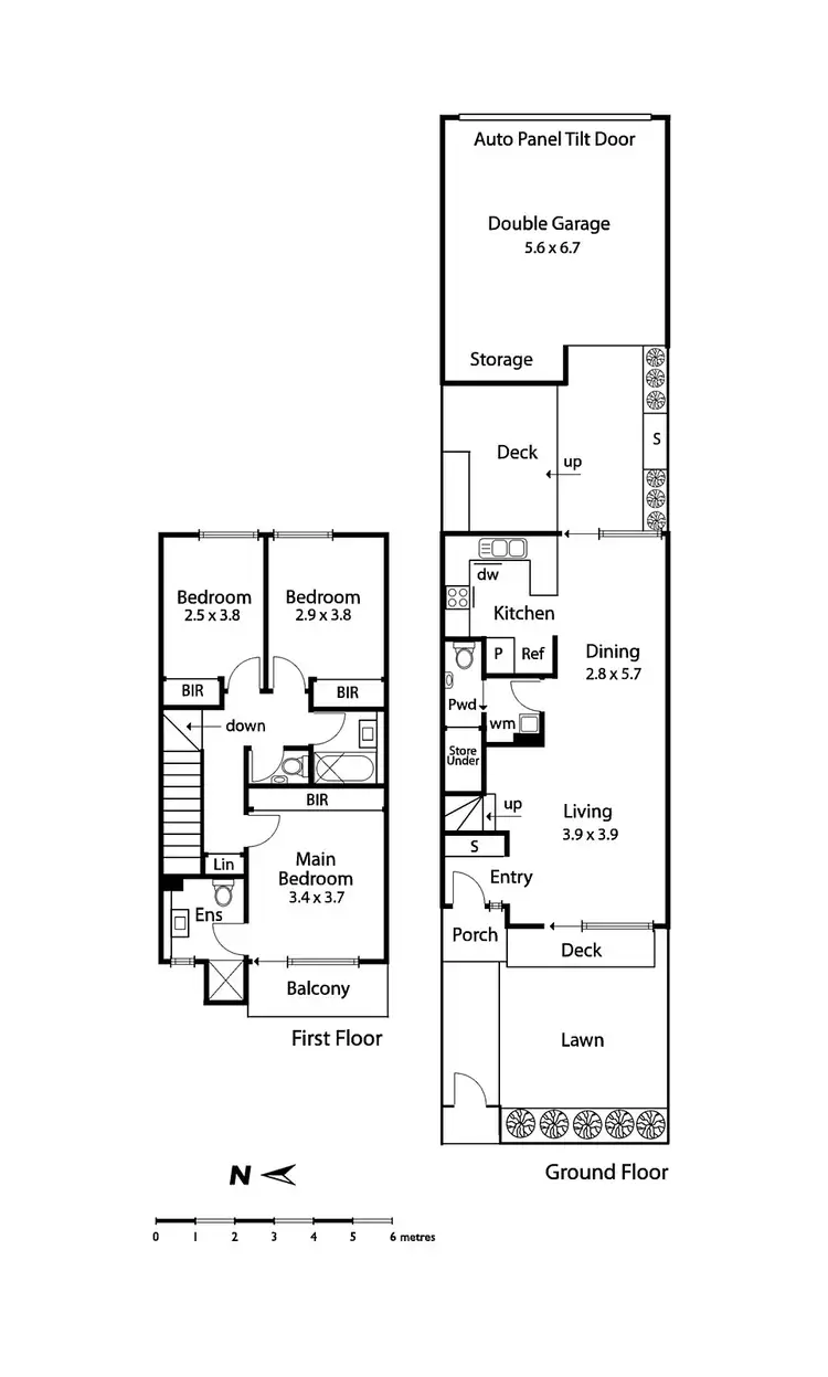 Floorplan of Homely townhouse listing, 12 Manchester Grove, Glen Huntly VIC 3163