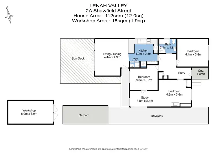Floorplan of Homely house listing, 2A Shawfield Street, Lenah Valley TAS 7008