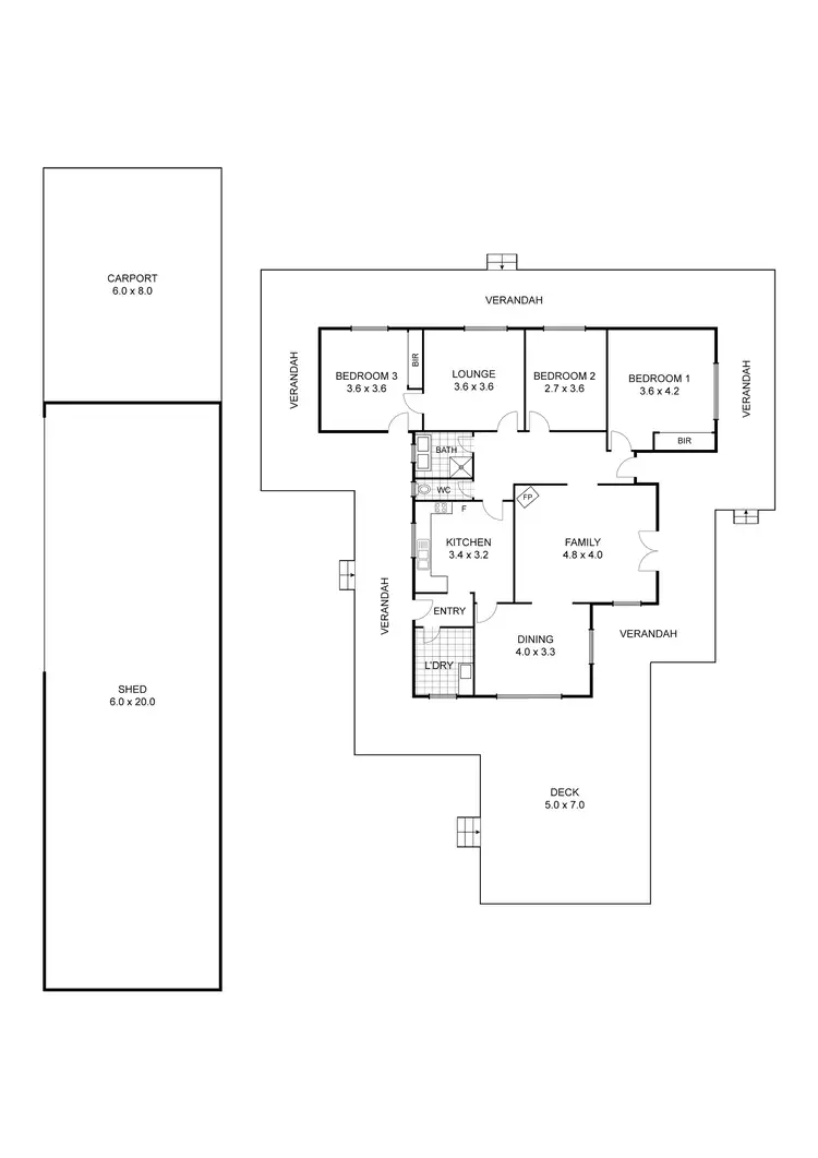 Floorplan of Homely house listing, 85 McNab Road, Willowmavin VIC 3764