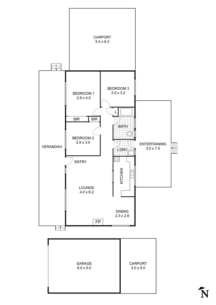 Floorplan of Homely house listing, 121A High Street, Lancefield VIC 3435