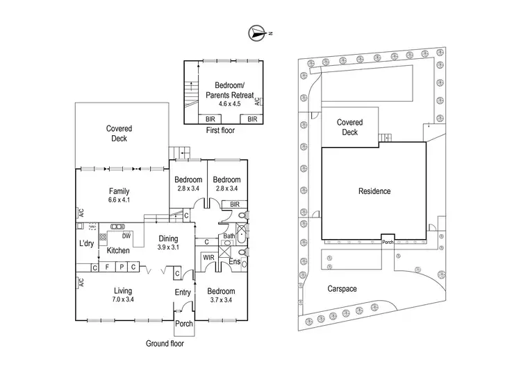 Floorplan of Homely house listing, 45 Eamon Drive, Viewbank VIC 3084