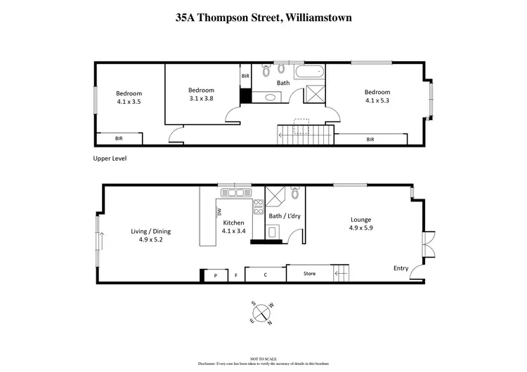 Floorplan of Homely house listing, 35A Thompson Street, Williamstown VIC 3016