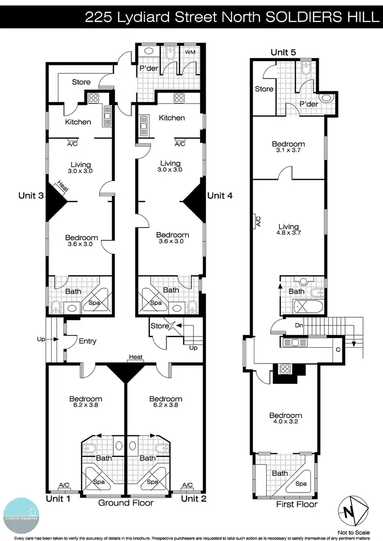 Floorplan of Homely house listing, 225 Lydiard Street North, Soldiers Hill VIC 3350