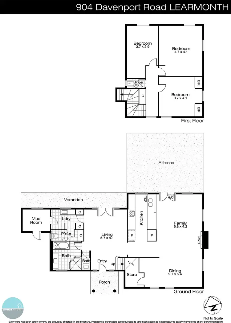 Floorplan of Homely house listing, 904 Davenport Road, Learmonth VIC 3352