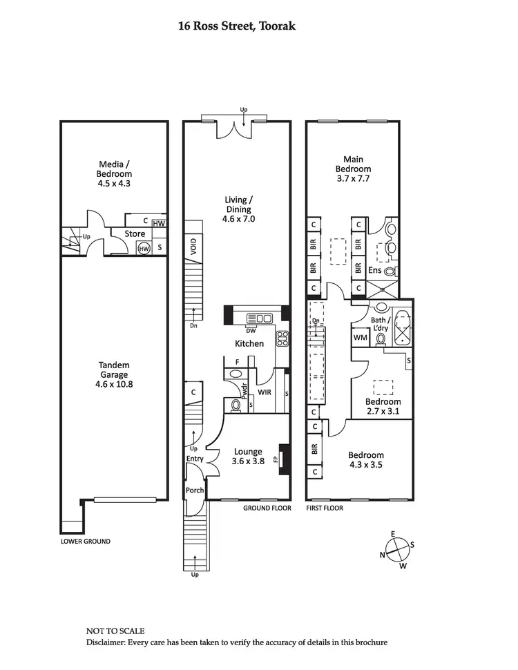 Floorplan of Homely house listing, 16 Ross Street, Toorak VIC 3142