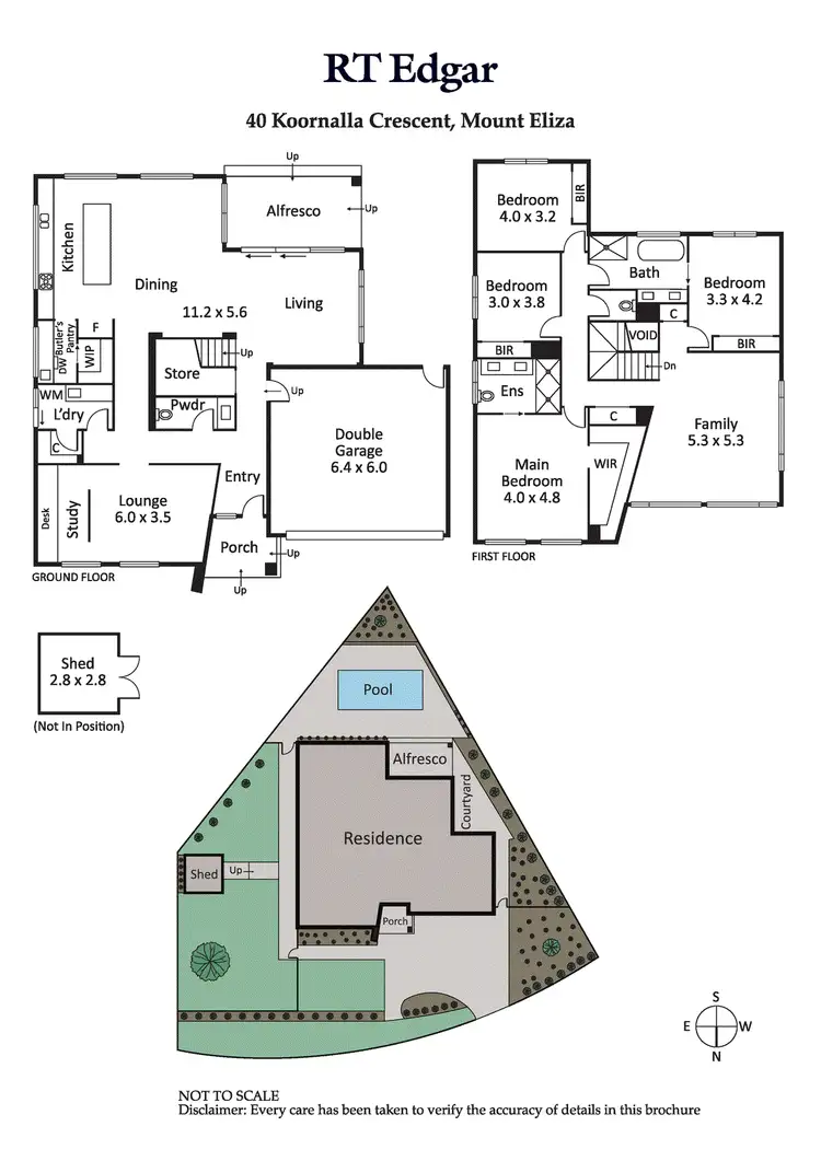 Floorplan of Homely house listing, 40 Koornalla Crescent, Mount Eliza VIC 3930