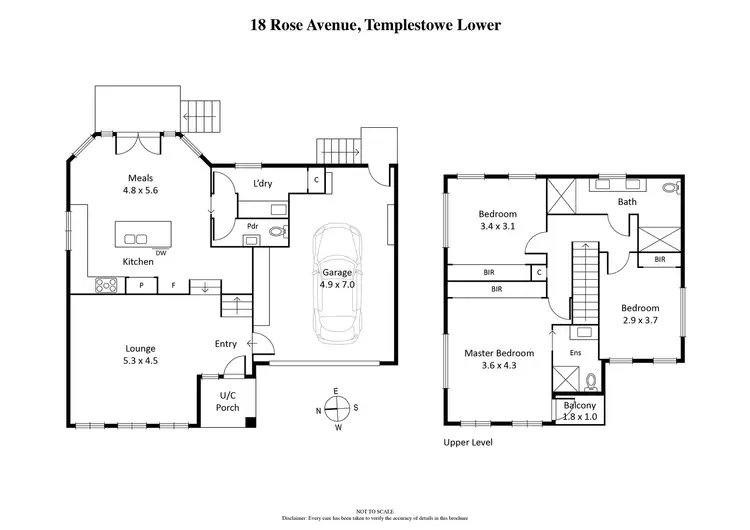 Floorplan of Homely house listing, 18 Rose Avenue, Templestowe Lower VIC 3107