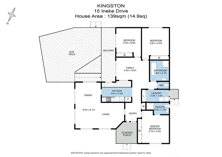 Floorplan of Homely house listing, 15 Ineke Drive, Kingston TAS 7050