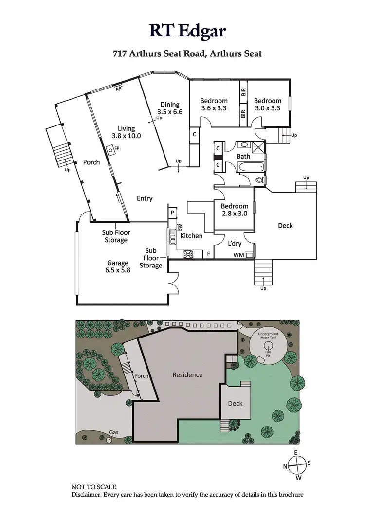 Floorplan of Homely house listing, 717 Arthurs Seat Road, Arthurs Seat VIC 3936
