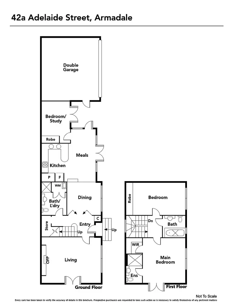 Floorplan of Homely house listing, 42a Adelaide Street, Armadale VIC 3143