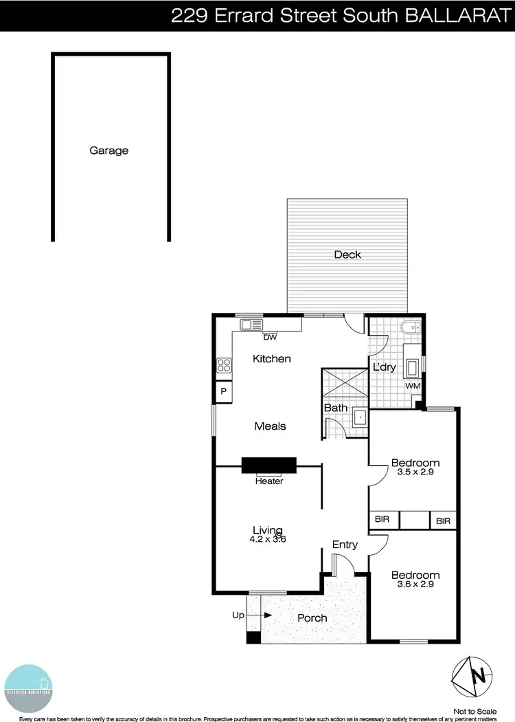 Floorplan of Homely house listing, 229 Errard Street South, Ballarat Central VIC 3350