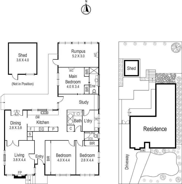 Floorplan of Homely house listing, 46 Grove Road, Rosanna VIC 3084