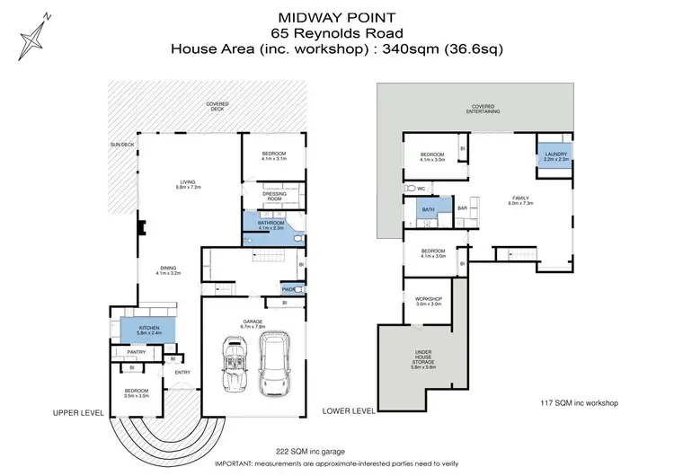 Floorplan of Homely house listing, 65 Reynolds Road, Midway Point TAS 7171