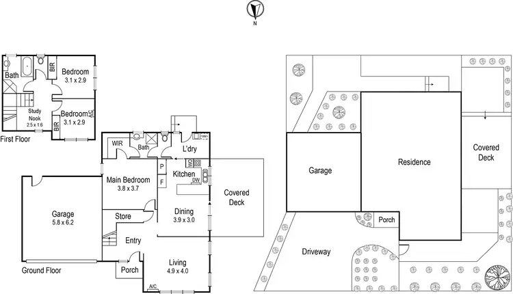 Floorplan of Homely townhouse listing, 3/39 Dresden Street, Heidelberg Heights VIC 3081