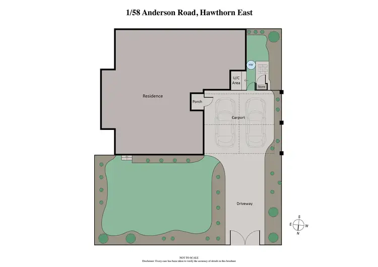 Floorplan of Homely villa listing, 1/58 Anderson Road, Hawthorn East VIC 3123