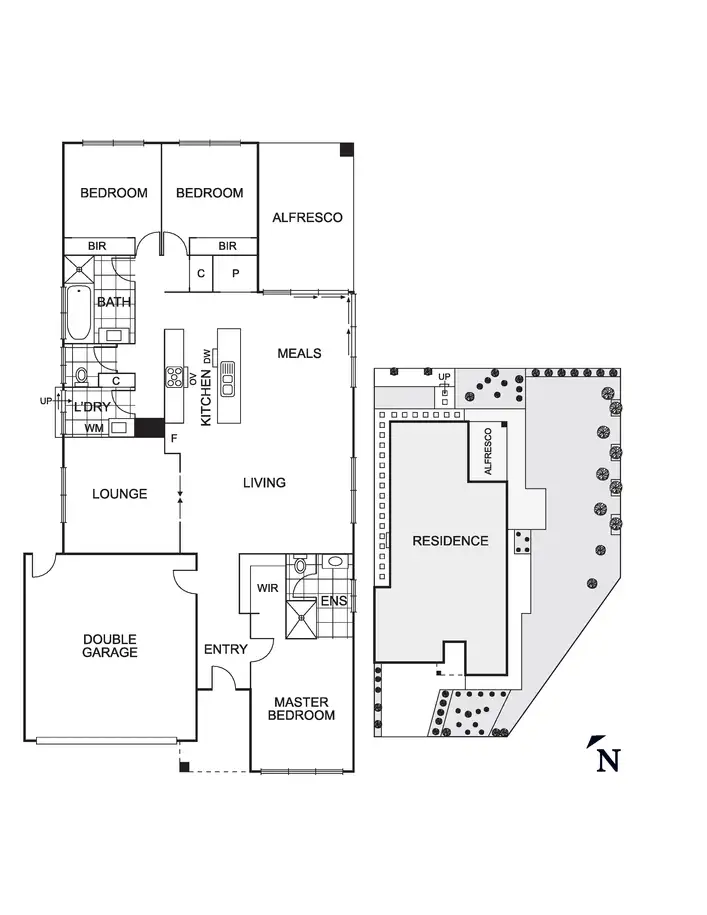 Floorplan of Homely house listing, 10 Rousham Place, Mernda VIC 3754