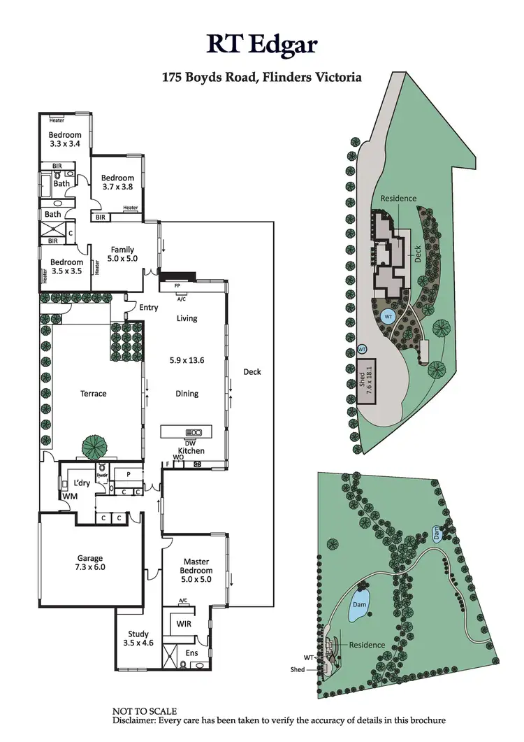 Floorplan of Homely rural property listing, 175 Boyds Road, Flinders VIC 3929